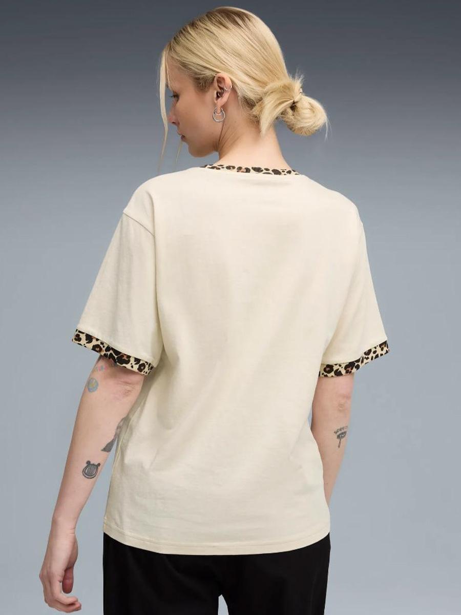 Camiseta Puma Ess Animal W Beige