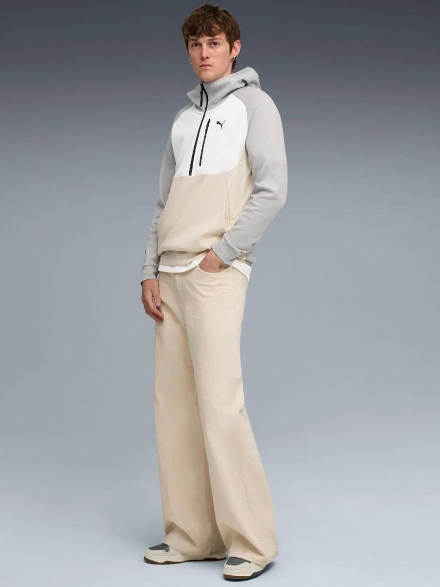 Sudadera Puma Tech Blanco Beige Gris M