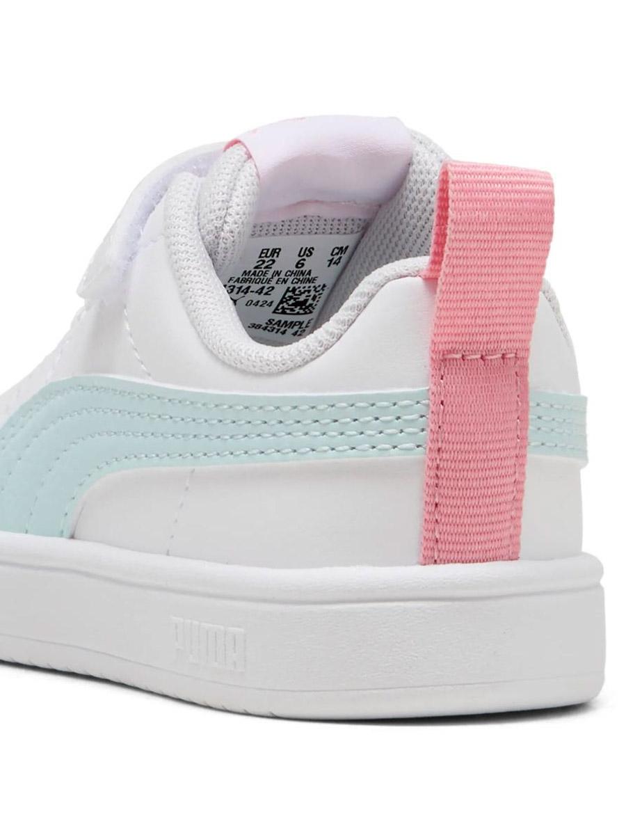 Zapatilla Puma Rickie Blanco/Celeste/Rosa Bebe