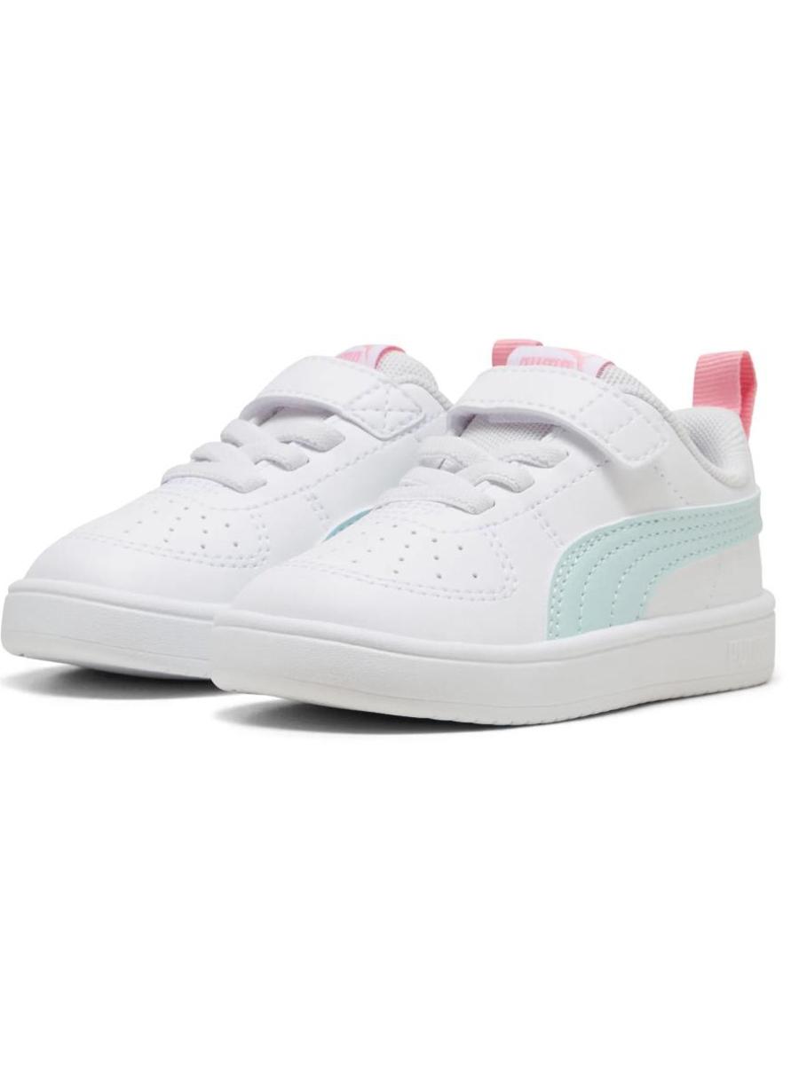 Zapatilla Puma Rickie Blanco/Celeste/Rosa Bebe