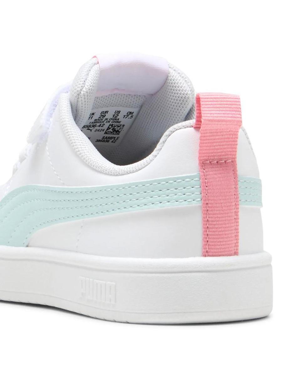 Zapatilla Puma Rickie Blanco/Celeste/Rosa Jr