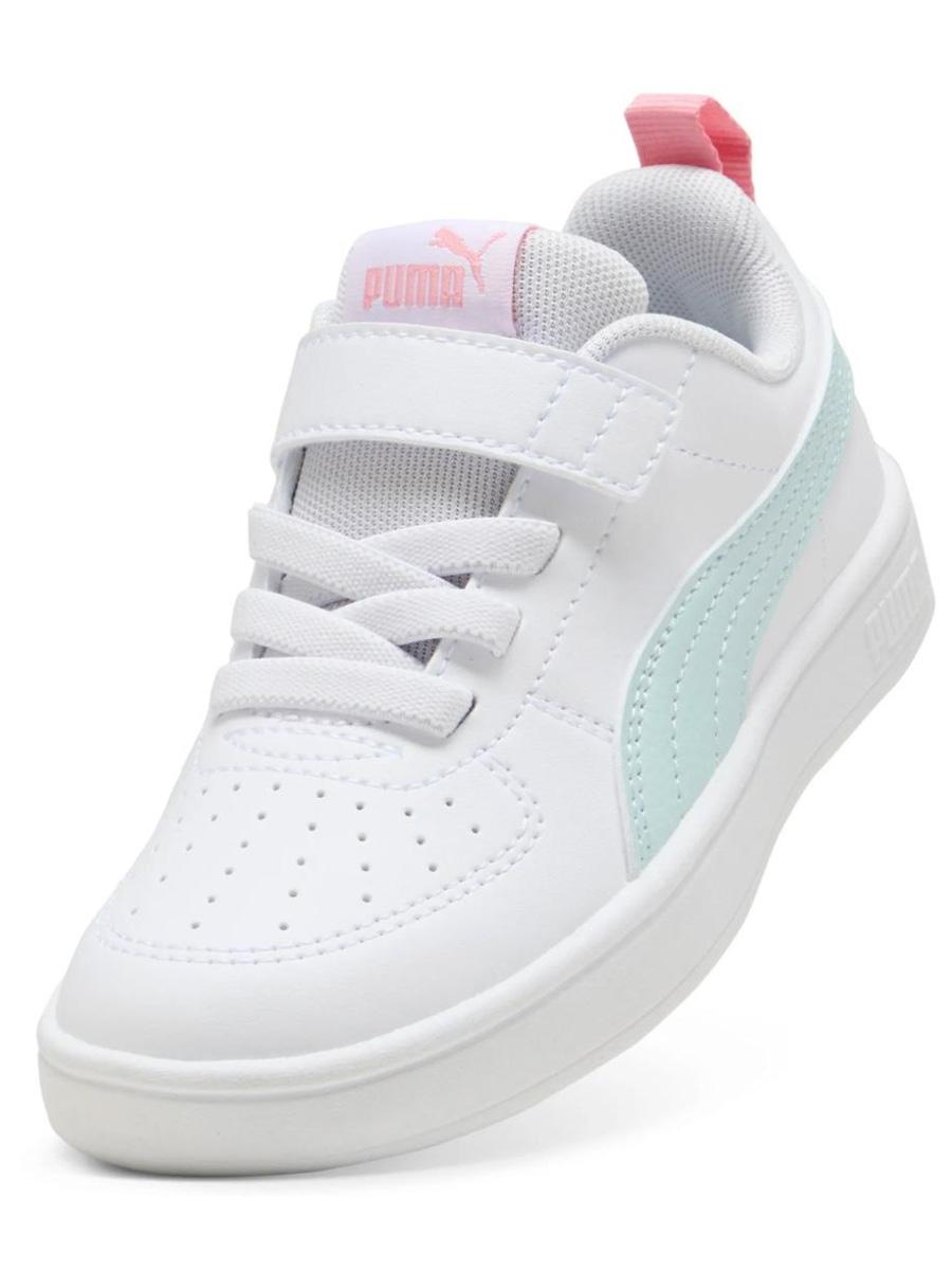 Zapatilla Puma Rickie Blanco/Celeste/Rosa Jr