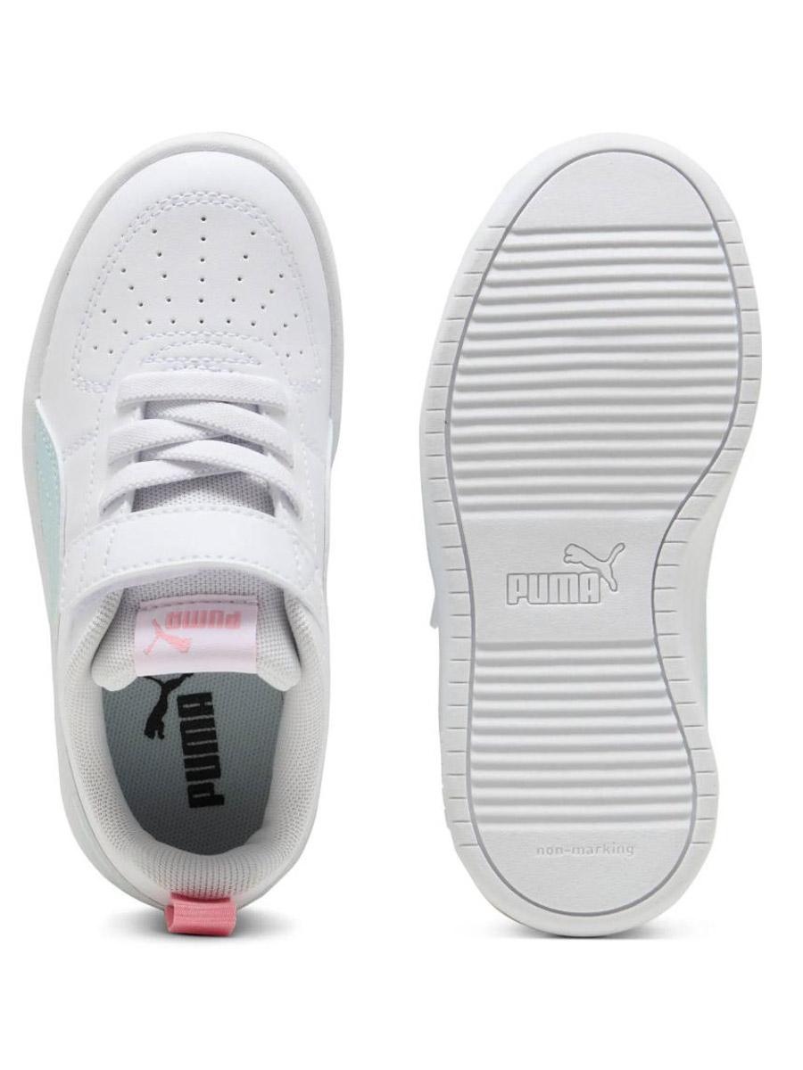 Zapatilla Puma Rickie Blanco/Celeste/Rosa Jr