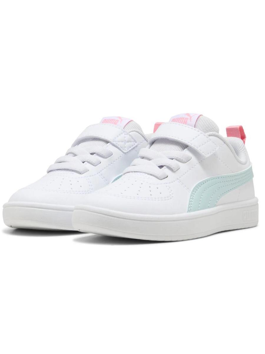 Zapatilla Puma Rickie Blanco/Celeste/Rosa Jr