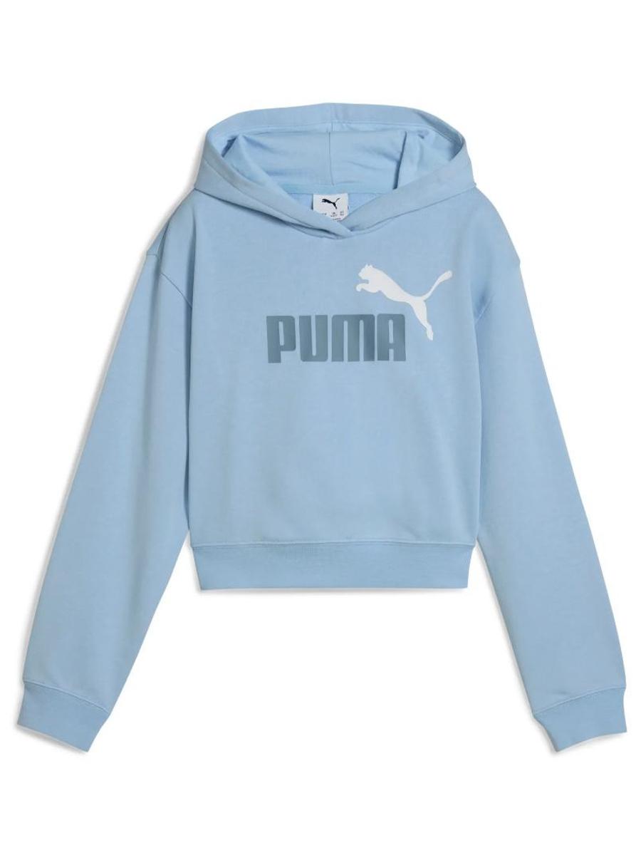 Sudadera Puma Ess Logo Celeste Jr