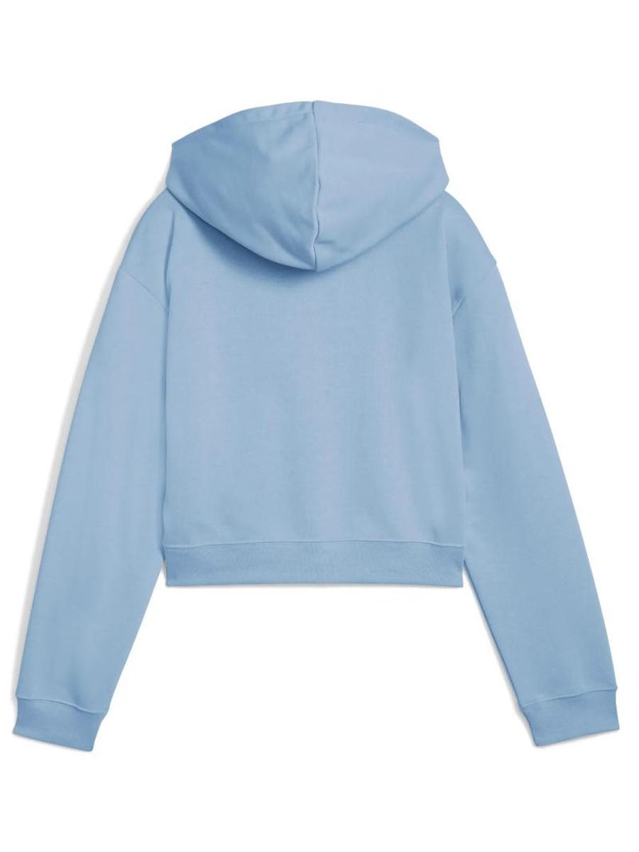 Sudadera Puma Ess Logo Celeste Jr