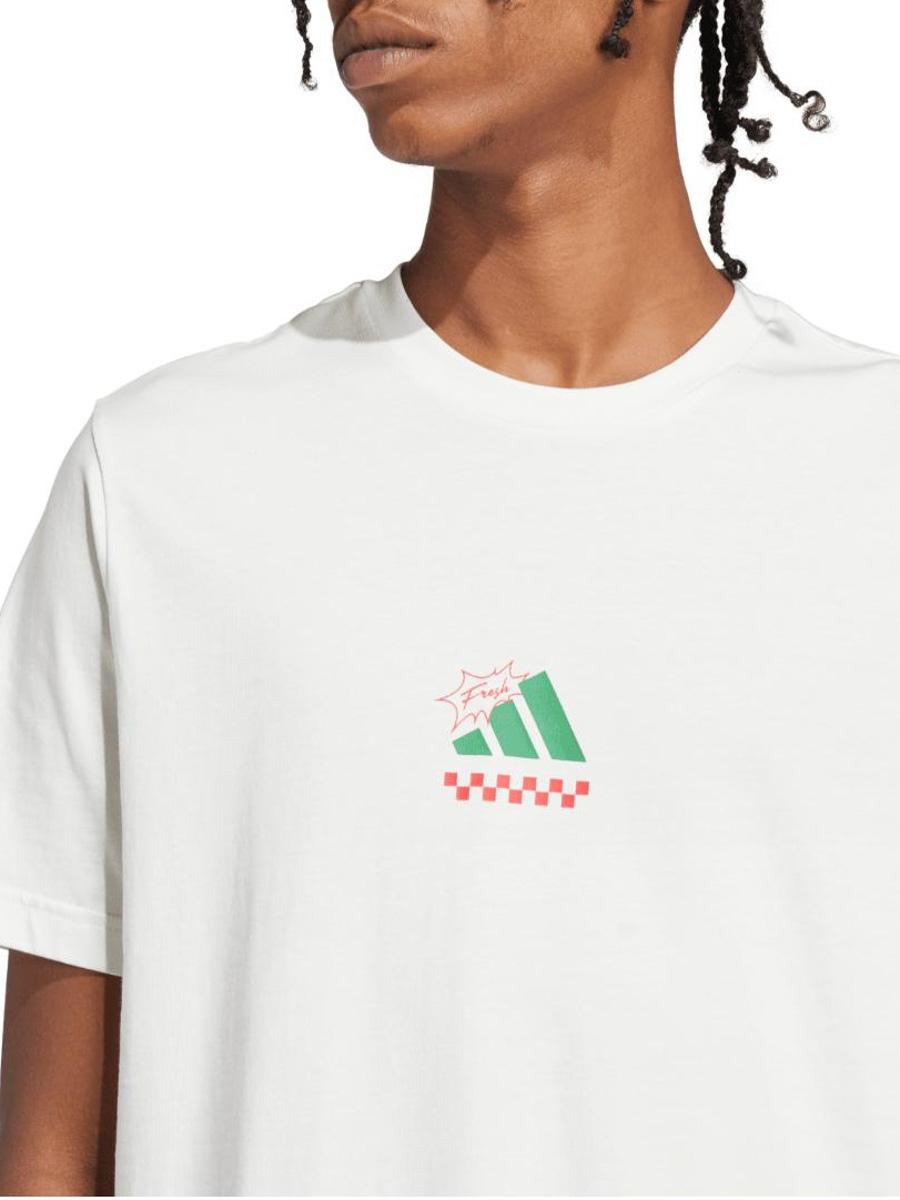 Camiseta Adidas Pizza Blanca M