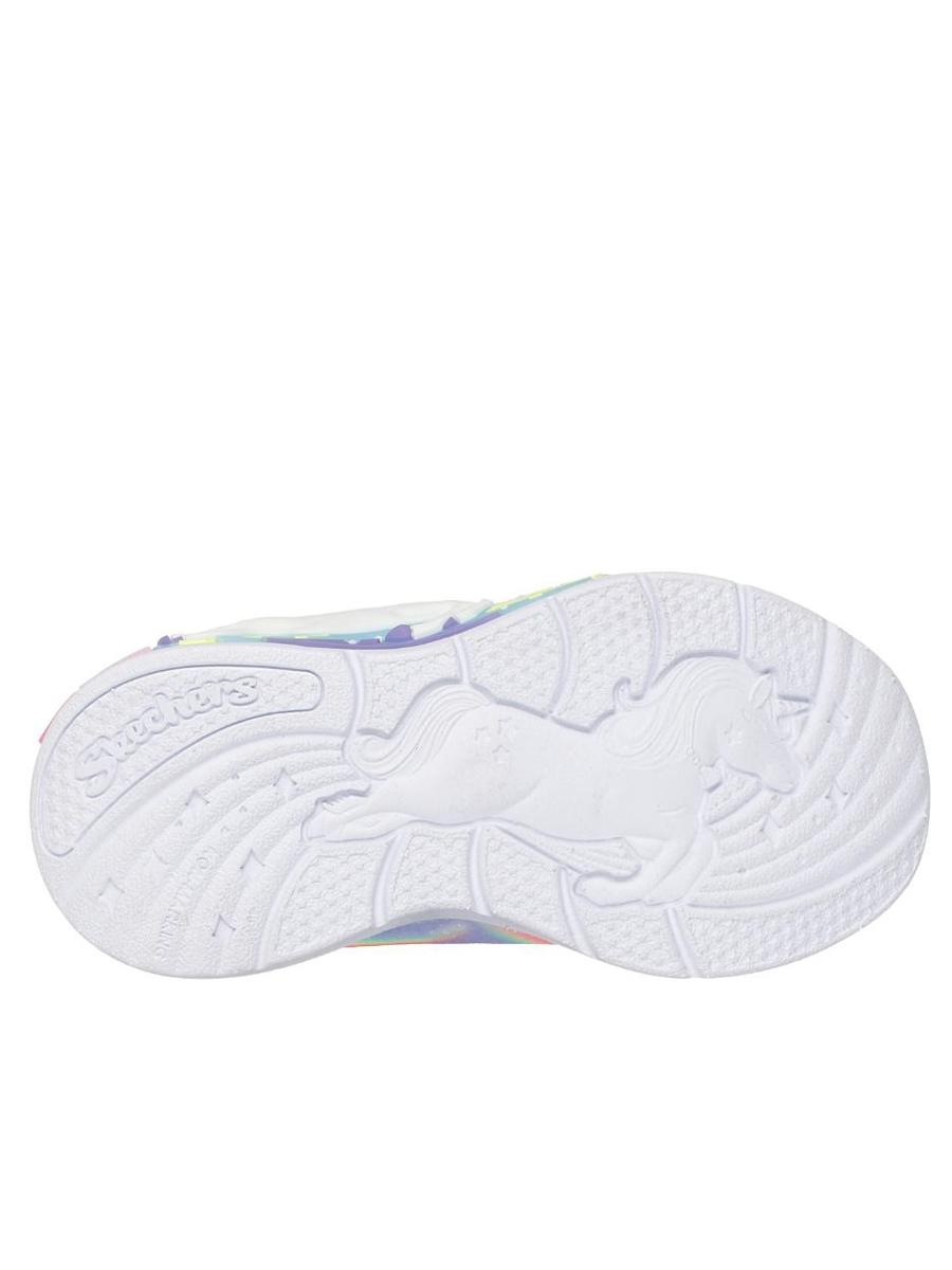 Zapatilla Skechers S Lights Unicorn Lila Bebe