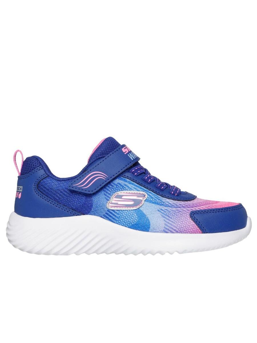 Zapatilla Skechers Bounder WP Azul/Rosa