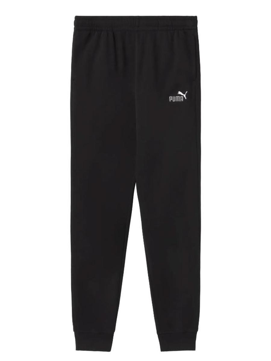 Pantalon Puma Sweat Negro/Rosa Jr