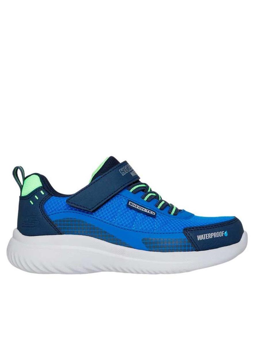 Zapatilla Skechers Bounder WP Azul Jr