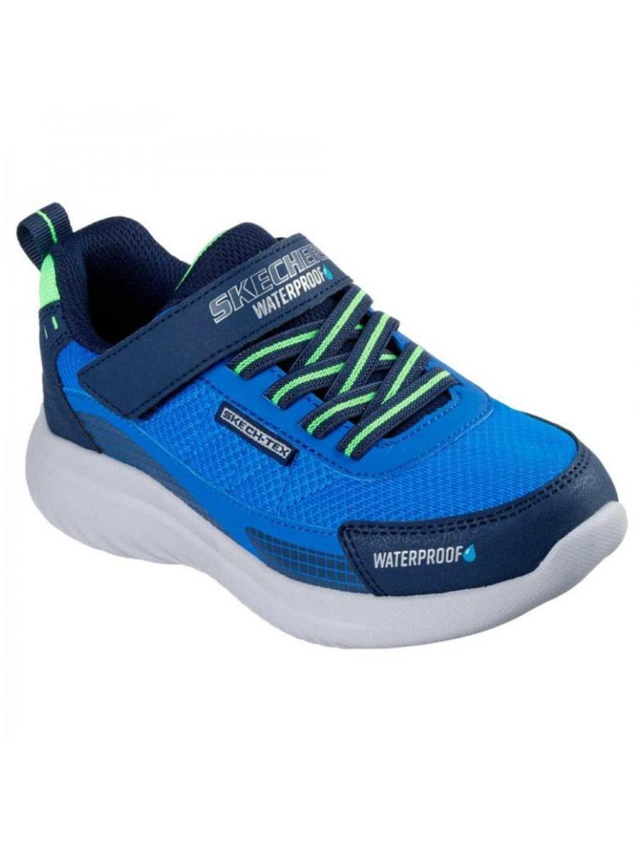 Zapatilla Skechers Bounder WP Azul Jr