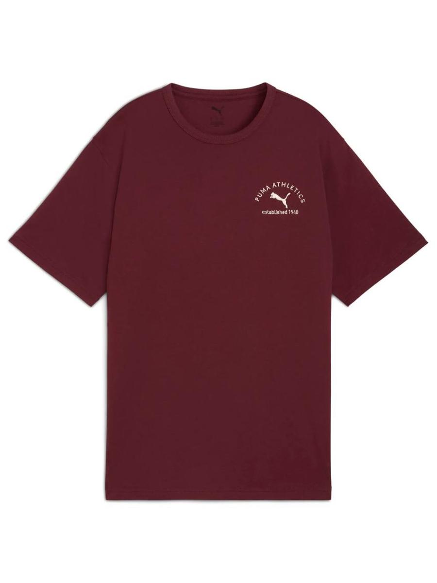 Camiseta Puma Class Relaxed W Granate