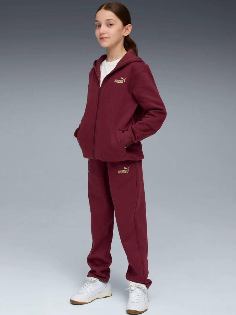 Chandal Puma Metallic Granate Jr