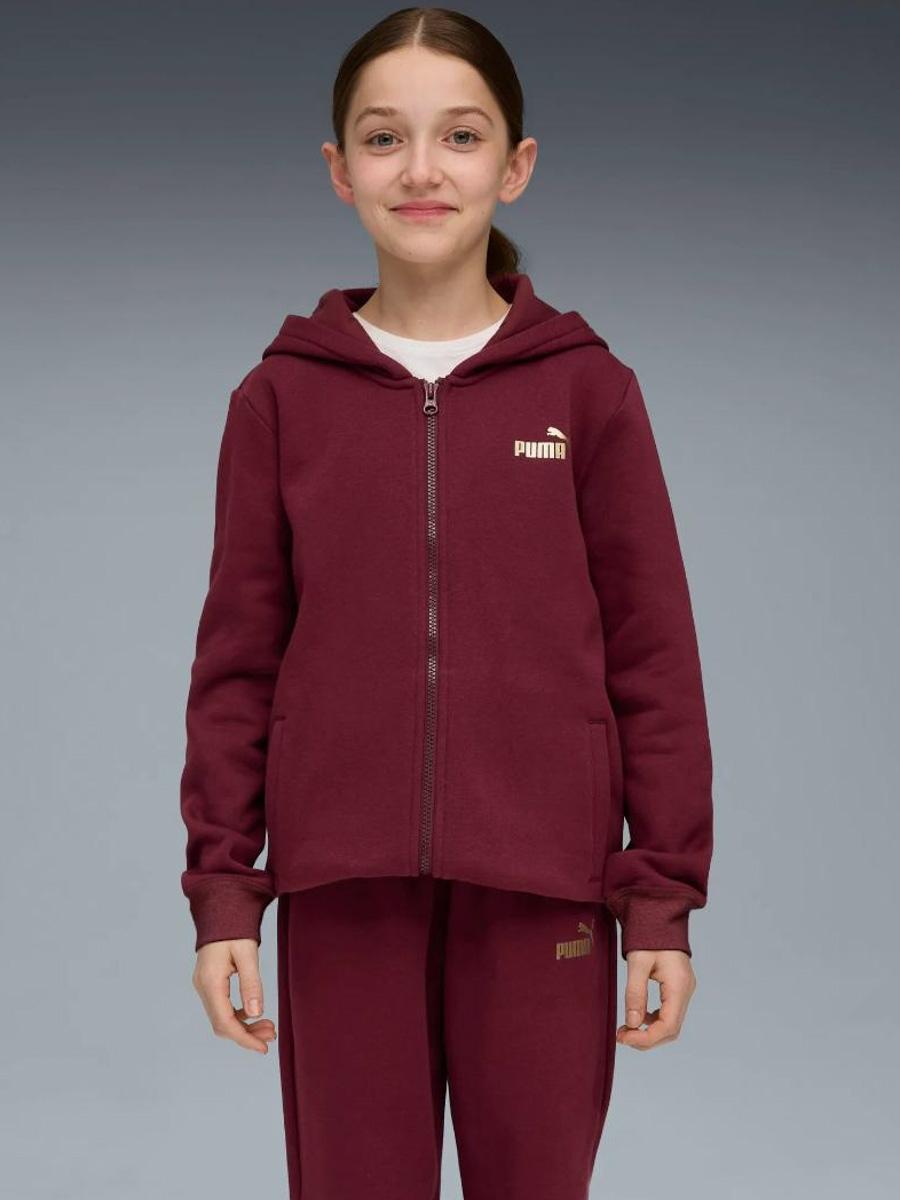 Chandal Puma Metallic Granate Jr