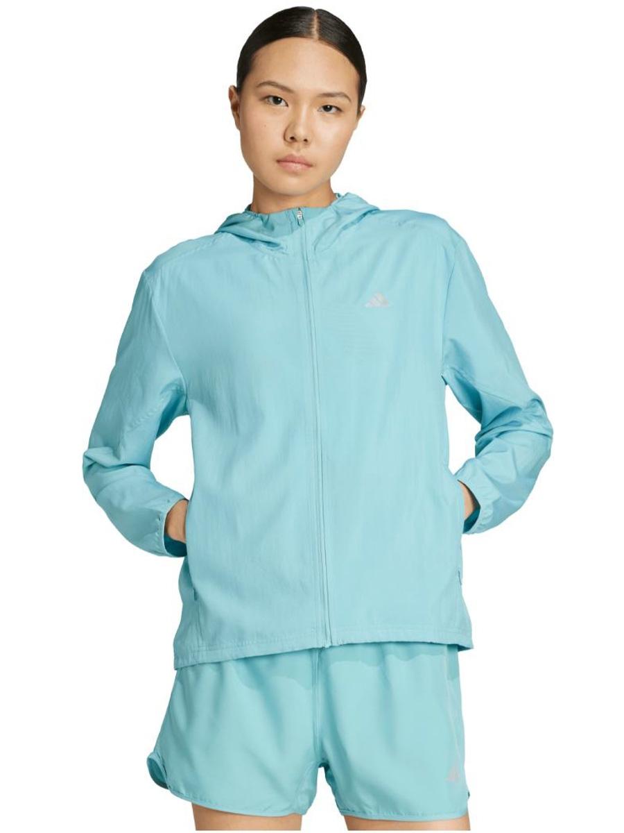 Cortavientos Adidas Run It W Turquesa