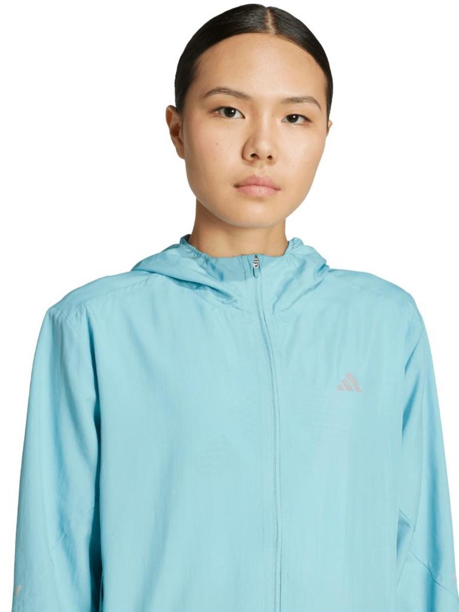 Cortavientos Adidas Run It W Turquesa