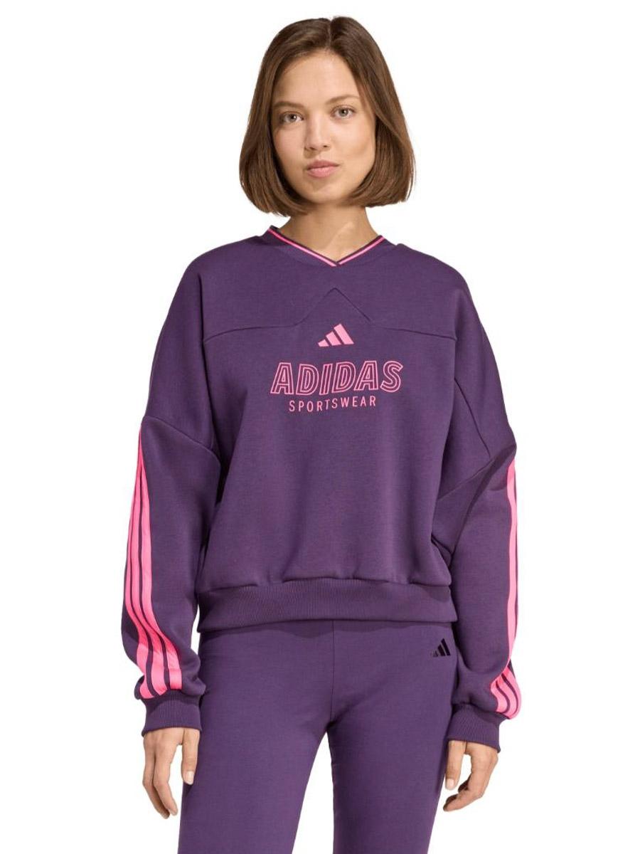 Sudadera Adidas Tiro FL W Morado/Fucsia