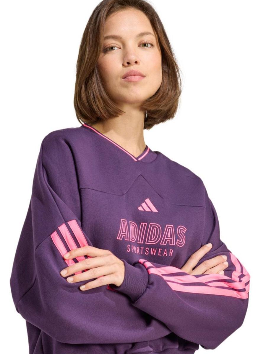 Sudadera Adidas Tiro FL W Morado/Fucsia