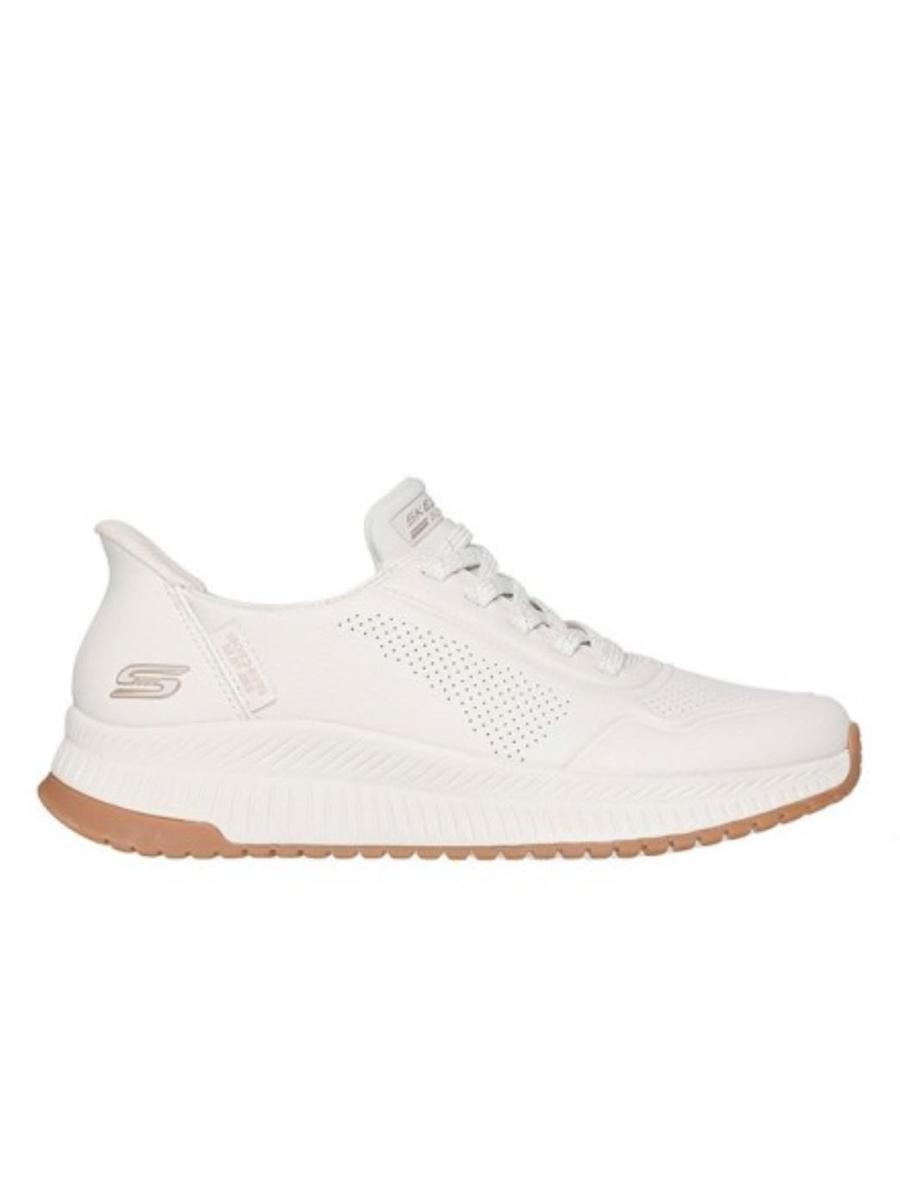 Zapatilla Skechers Bobs Squad 4 W Crema