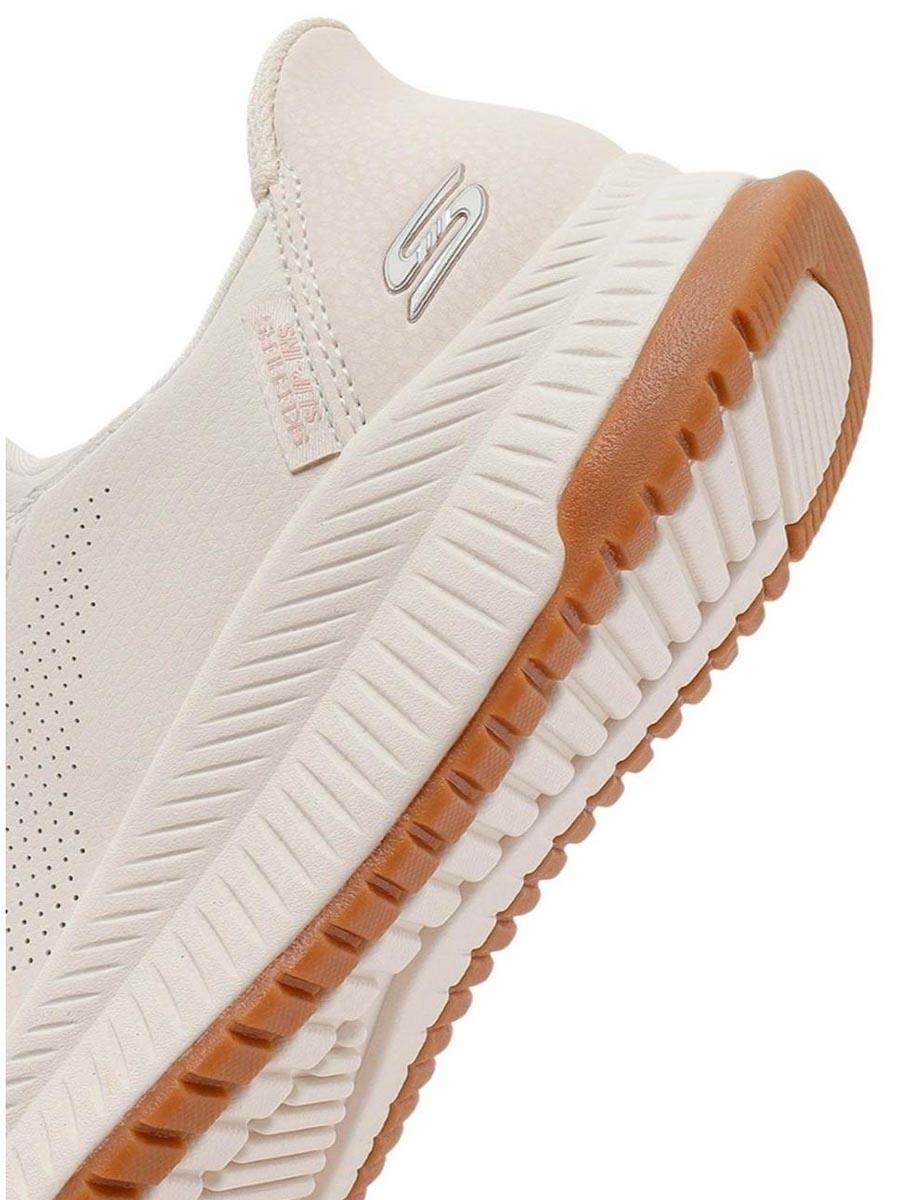 Zapatilla Skechers Bobs Squad 4 W Crema
