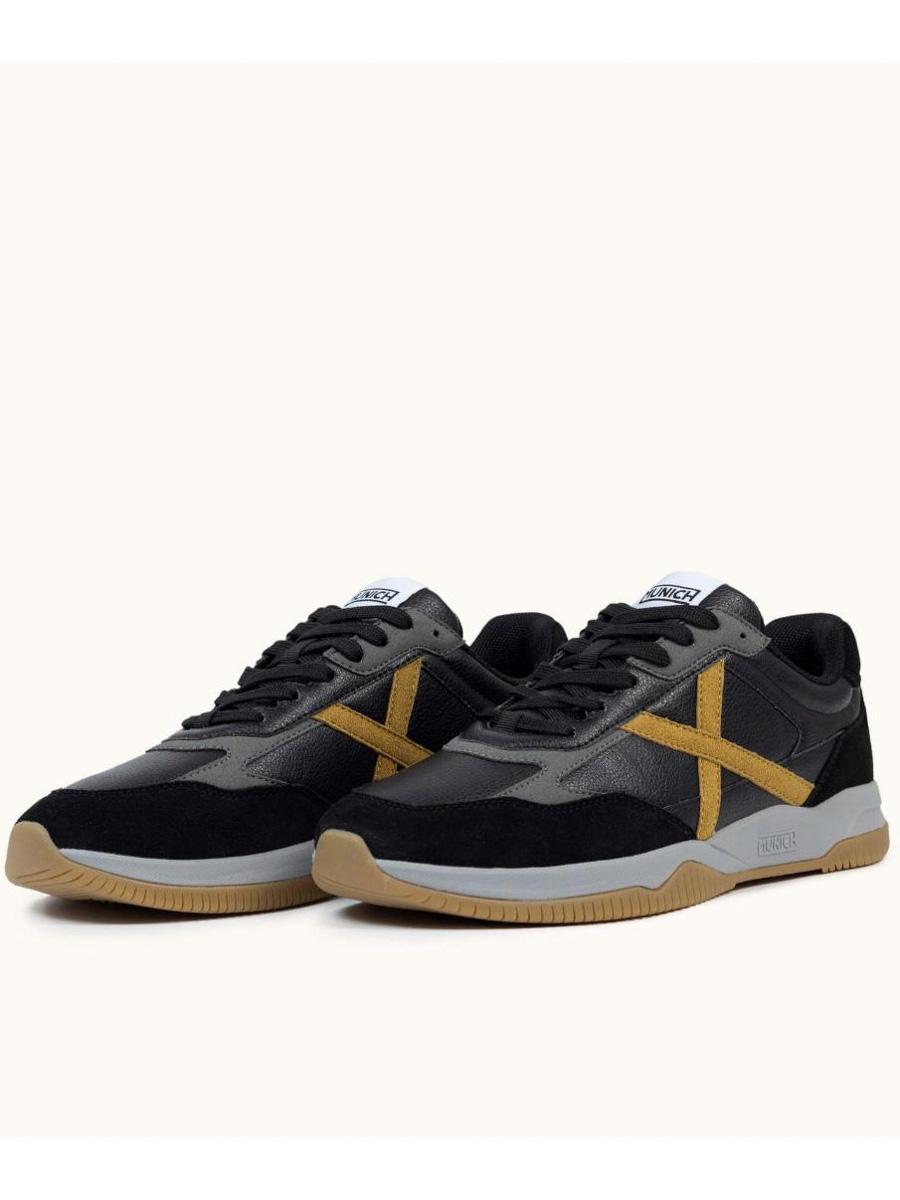 Zapatilla Munich Lyra Negro Marron M