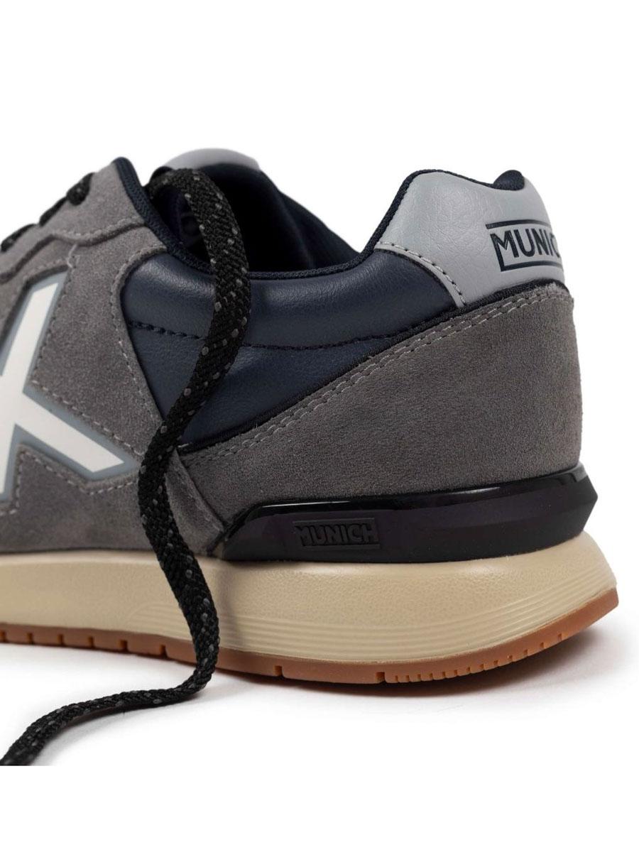Zapatilla Munich Dash Premium Marino Gris M