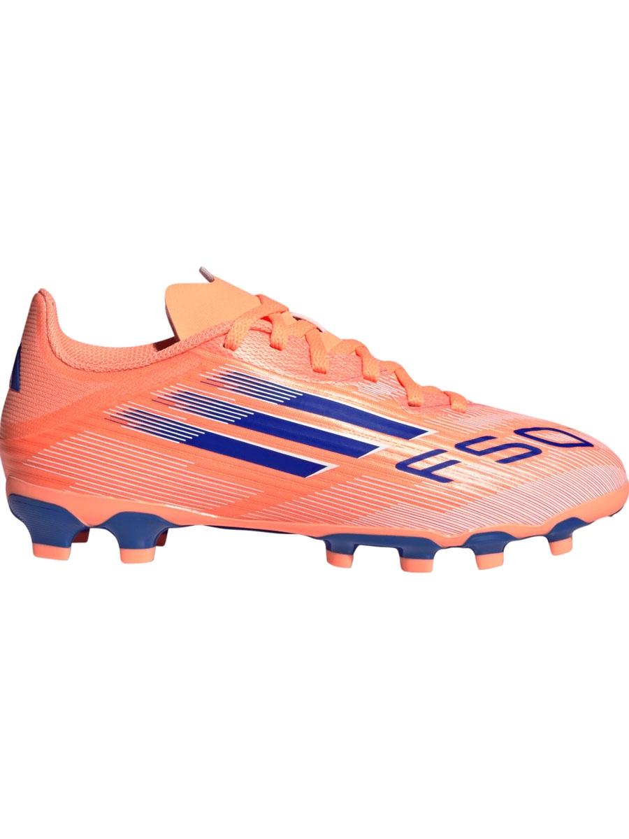 Bota Futbol Adidas F50 Naranja Niño