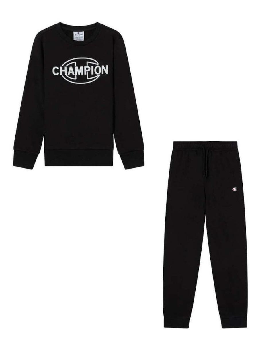 Chandal Champion Crewneck Negro Jr