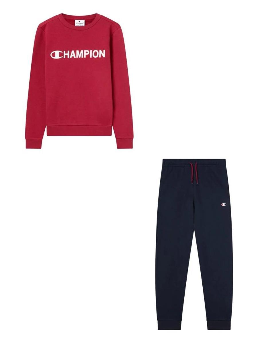 Chandal Champion Crewneck Granate Jr