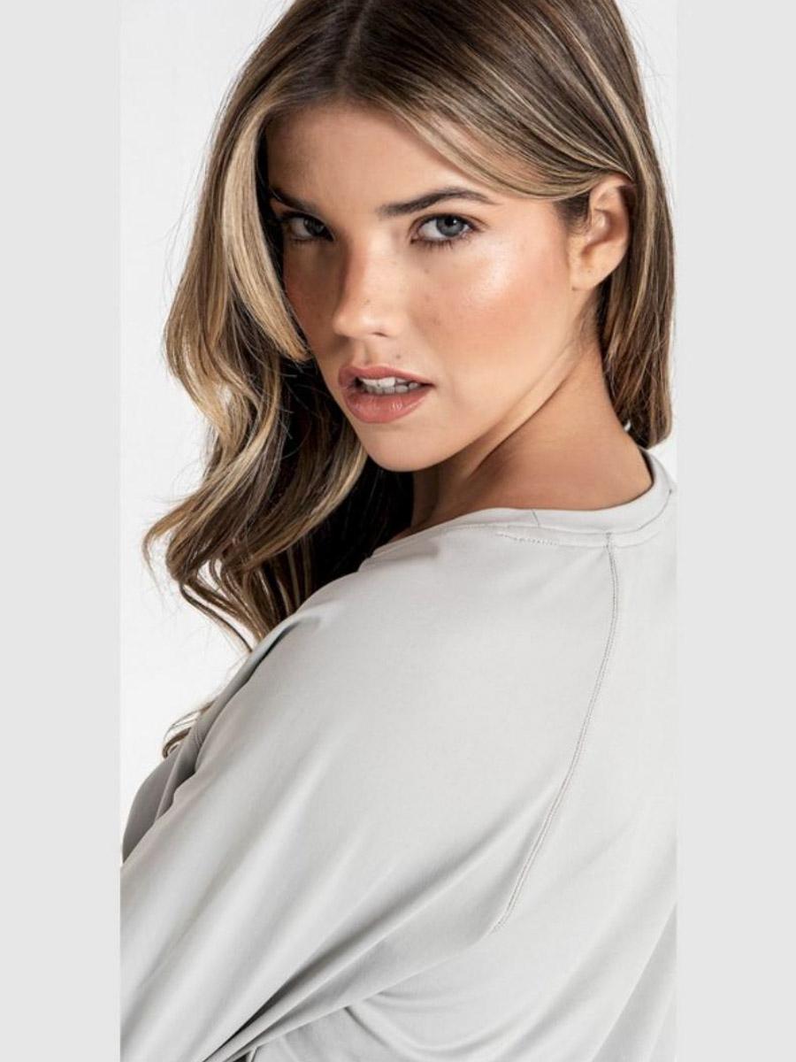 Camiseta Ditchill Manga Larga Diva Beige W