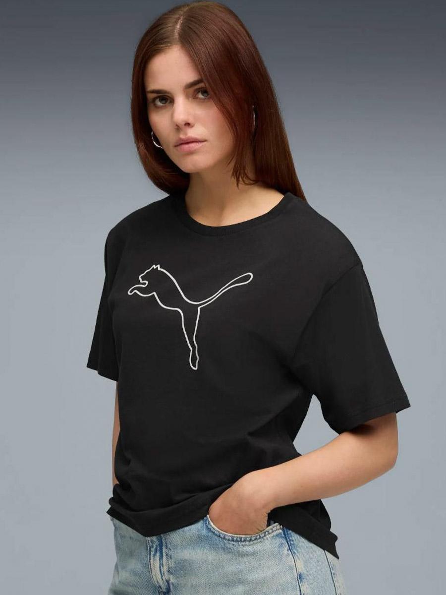 Camiseta Puma Relaxed W Negro