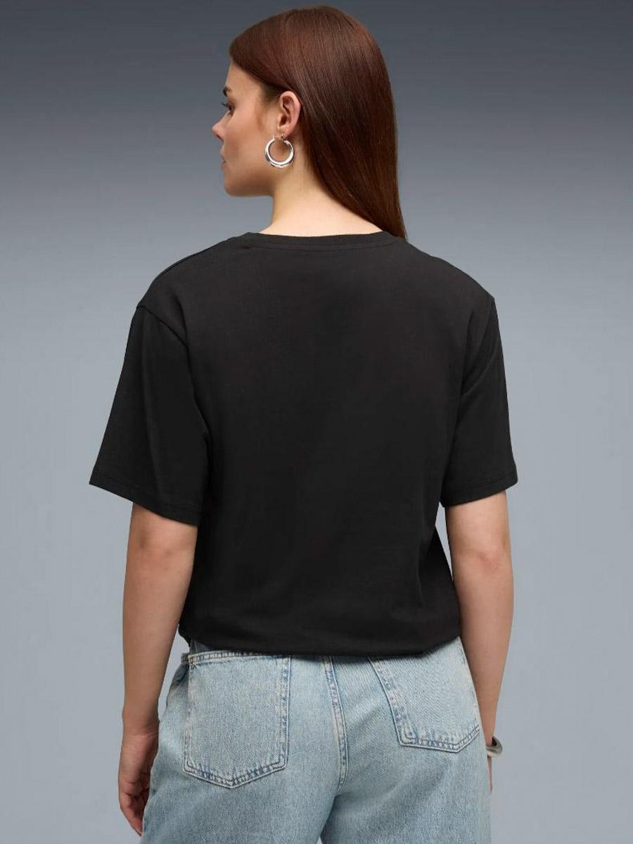 Camiseta Puma Relaxed W Negro