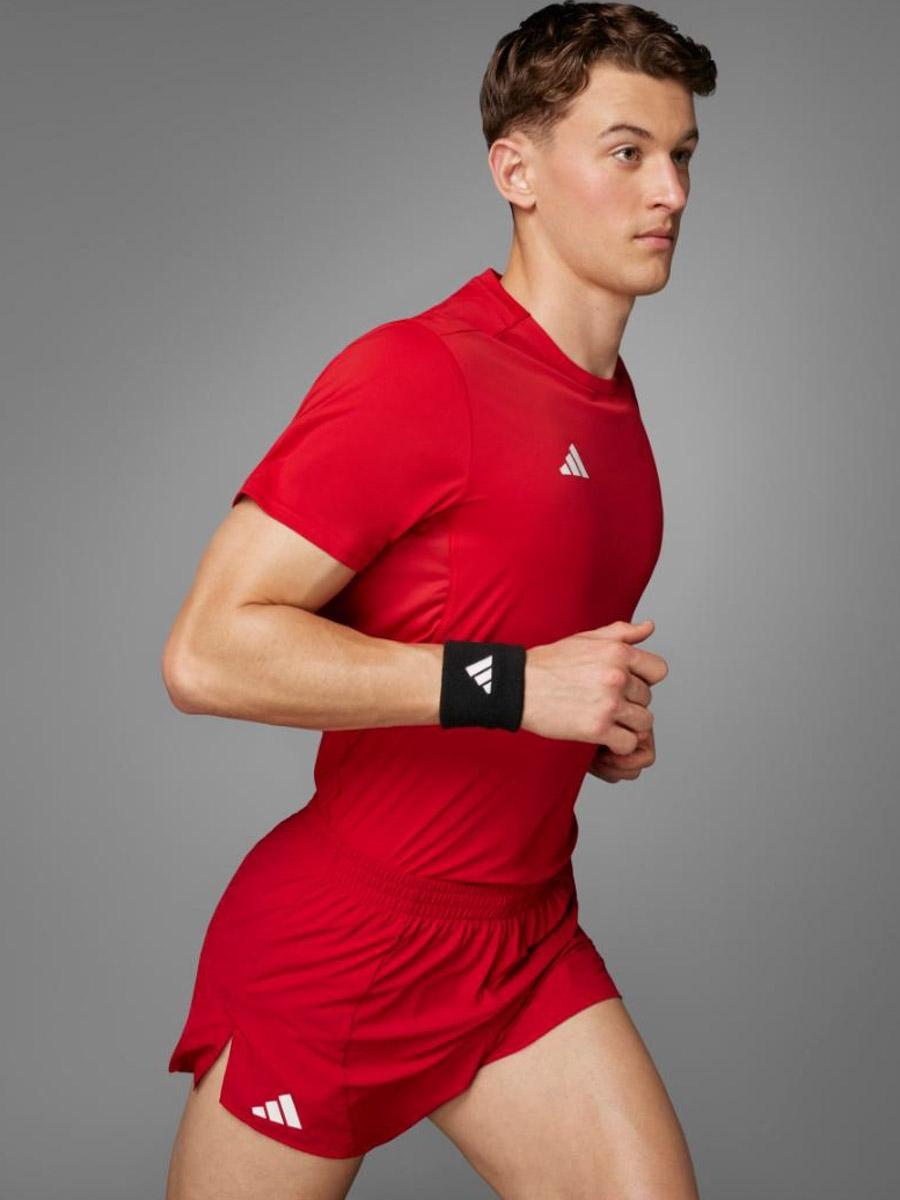 Pantalon Corto Adidas Adizero Rojo M