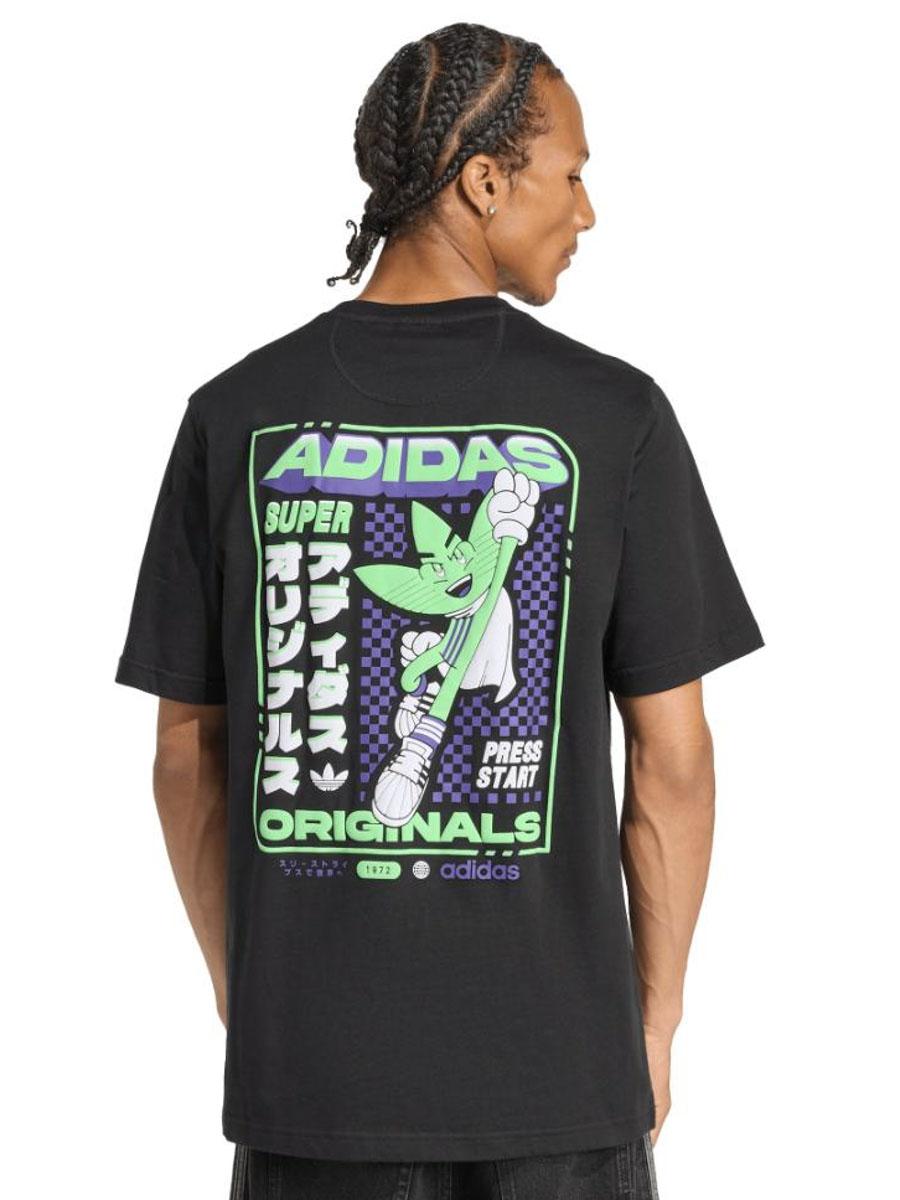 Camiseta Adidas Retro Gaming Negro M