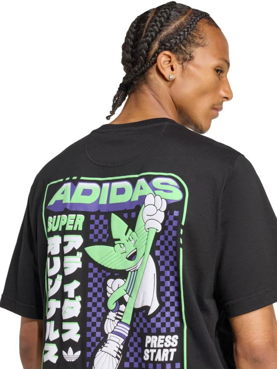 Camiseta Adidas Retro Gaming Negro M