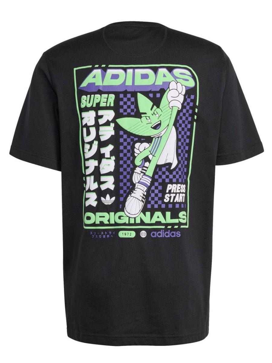 Camiseta Adidas Retro Gaming Negro M