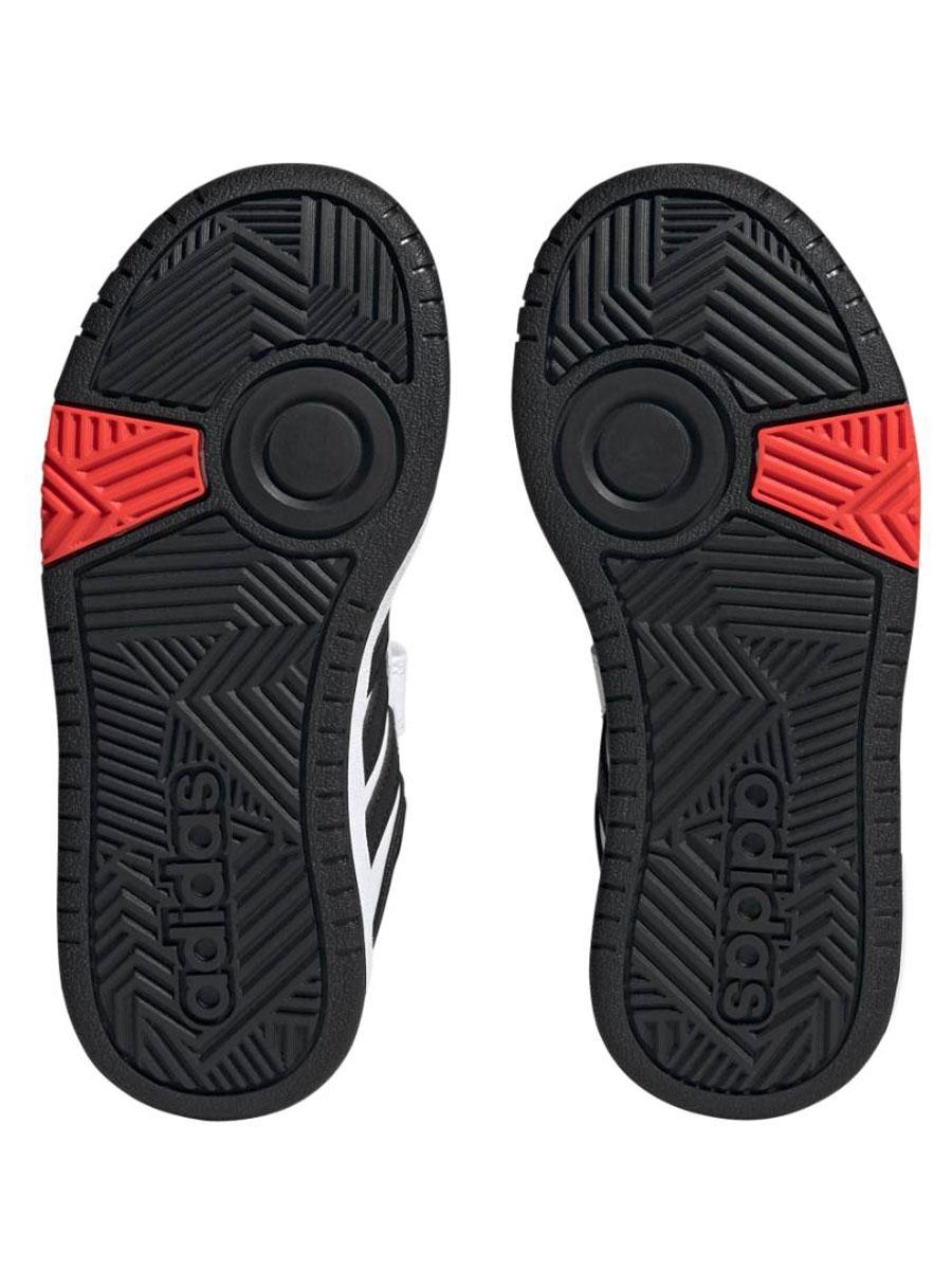 Zapatilla Adidas Hoops 3 Blanco/Rojo Jr