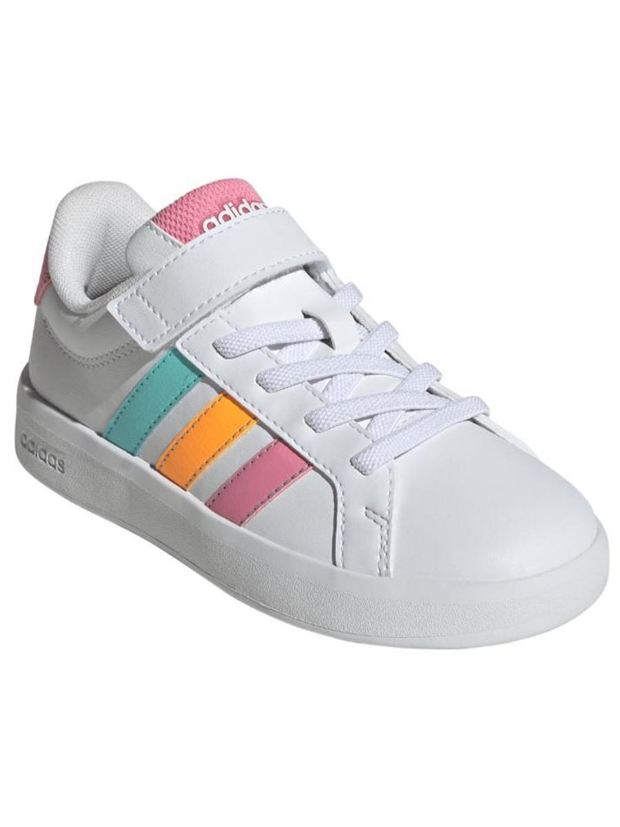 Zapatilla Adidas Grand Court Blanco Colores Jr