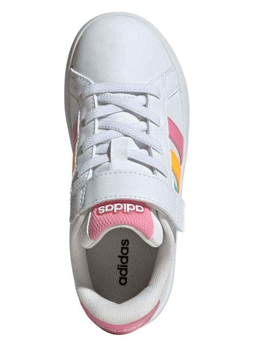 Zapatilla Adidas Grand Court Blanco Colores Jr