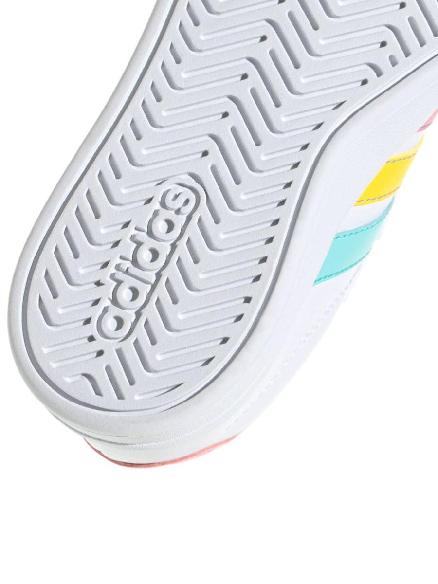 Zapatilla Adidas Grand Court Blanco Colores Jr