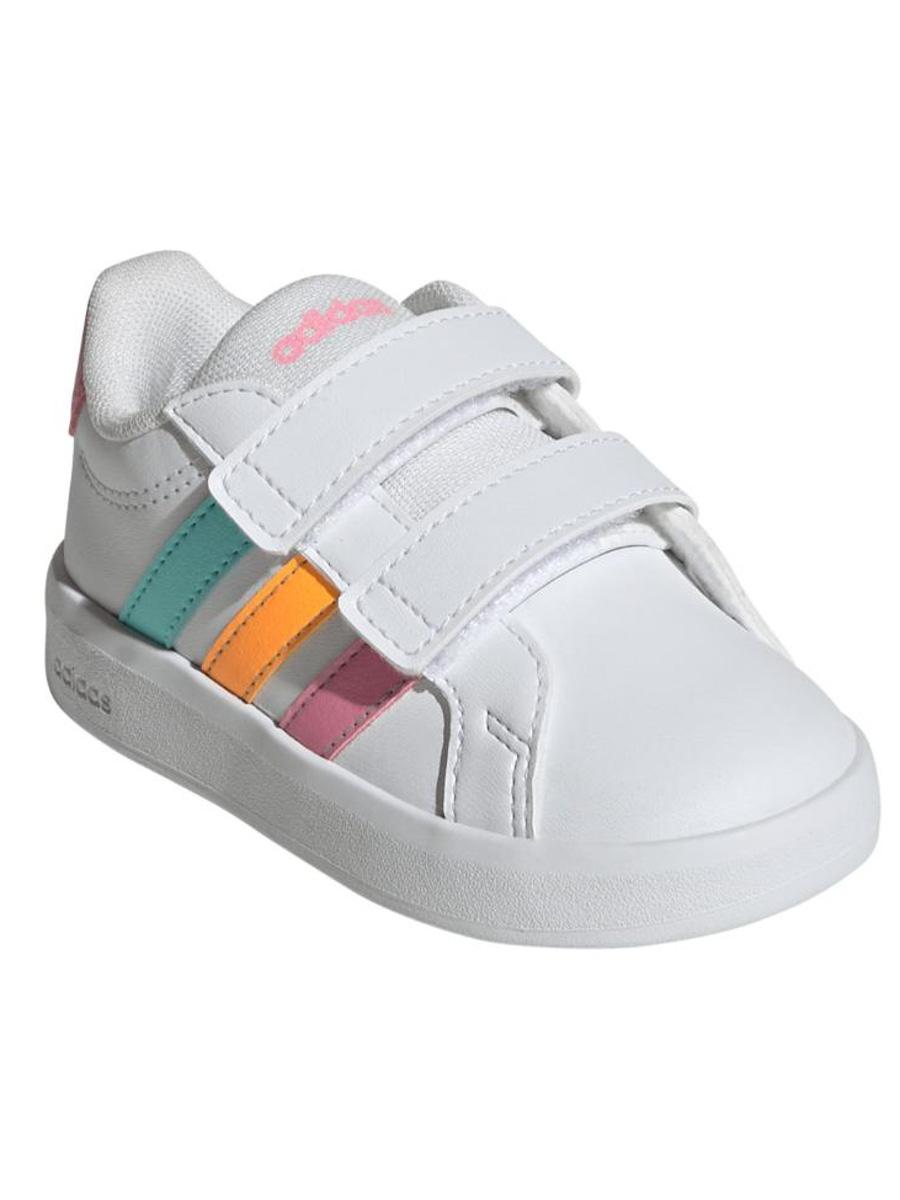 Zapatilla Adidas Grand Court Blanco Colores Bebe