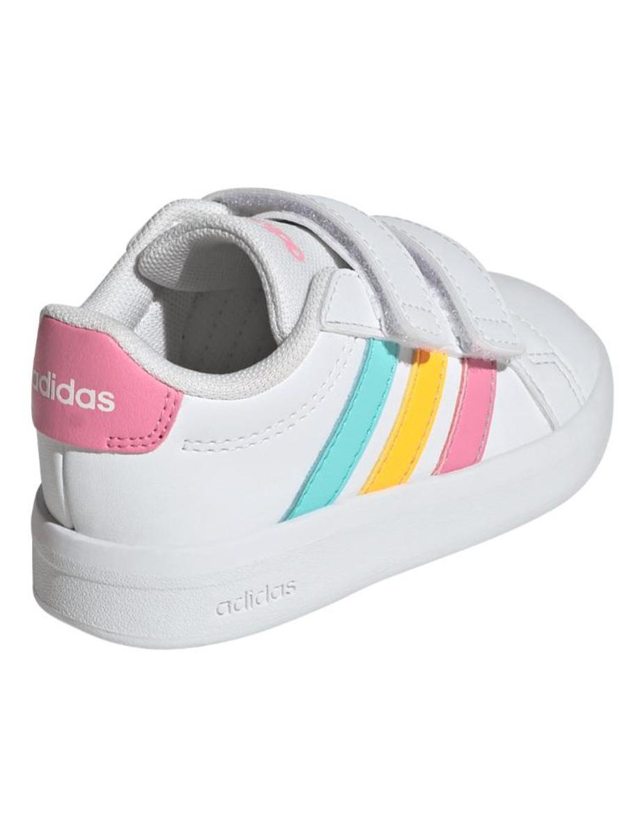 Zapatilla Adidas Grand Court Blanco Colores Bebe
