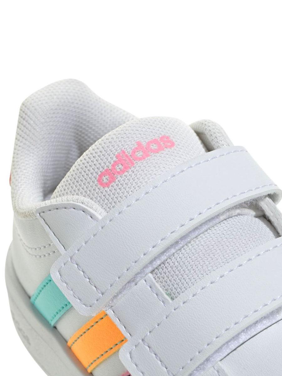 Zapatilla Adidas Grand Court Blanco Colores Bebe