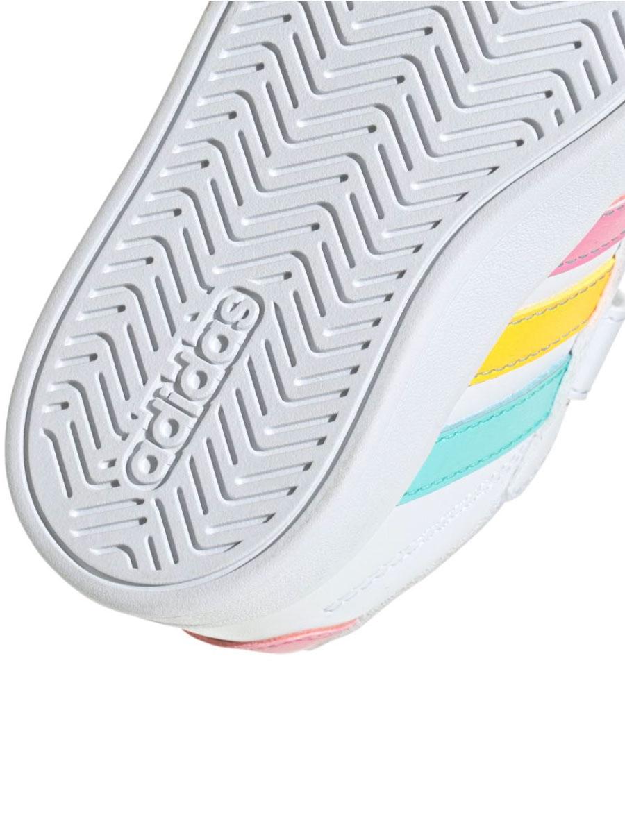 Zapatilla Adidas Grand Court Blanco Colores Bebe