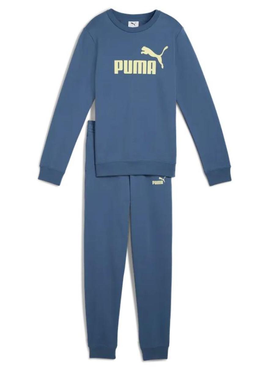 Chandal Puma Ess Crew Azul/Lima Jr