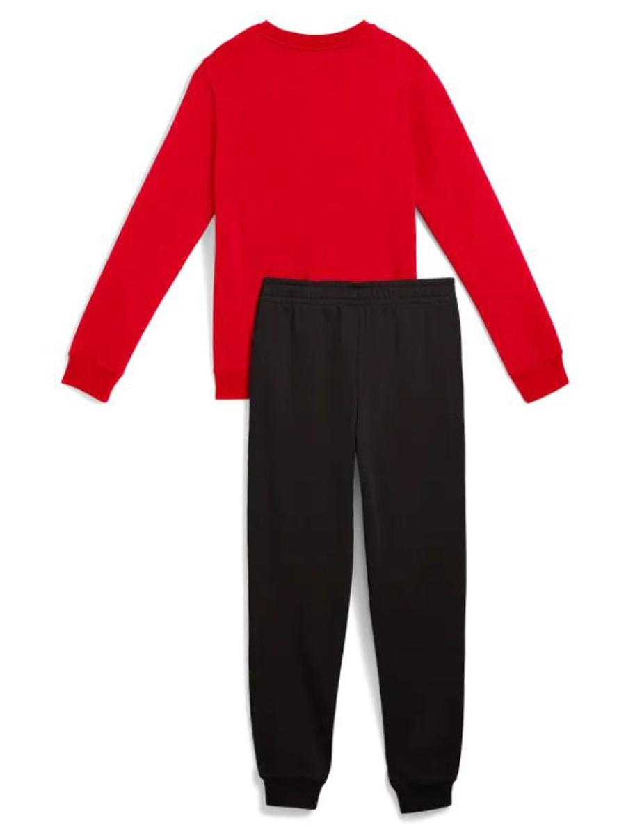 Chandal Puma Ess Crew Rojo/Negro Jr