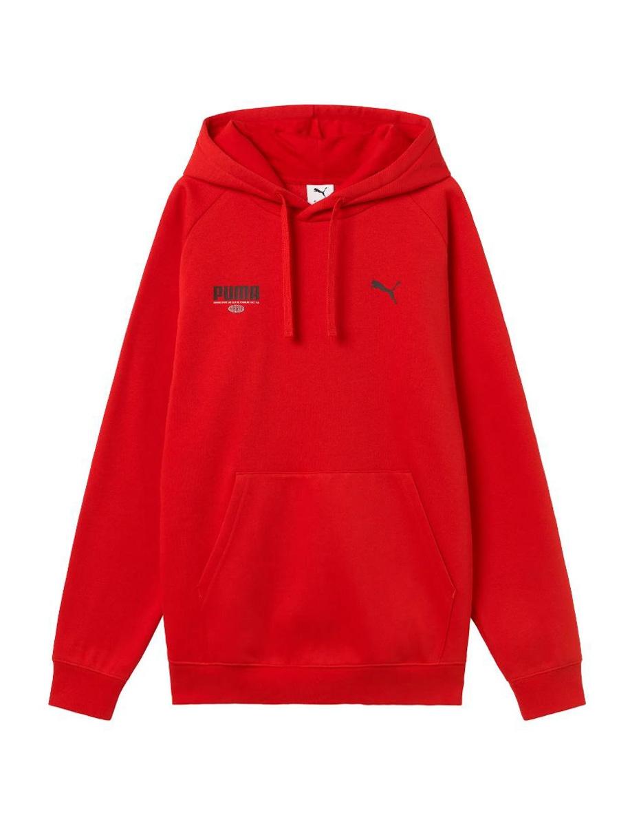 Sudadera Puma Graphic Fl M Rojo