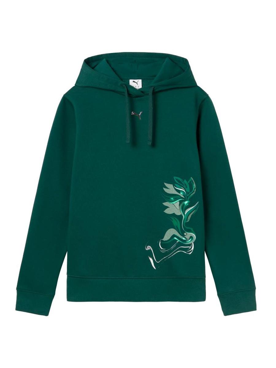 Sudadera Puma Flower W Verde