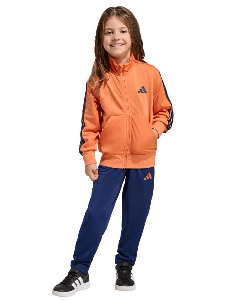 Chandal Adidas 3S TR TS 205 Naranja/Azul Jr